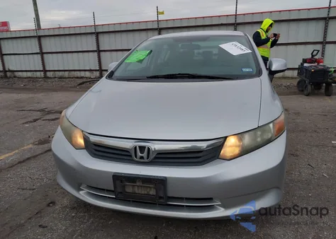 2012 Honda Civic Lx z USA, uszkodzony, nr VIN 19XFB2F53CE028017